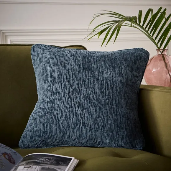Textured Cushion Cover - Ink, Chenille