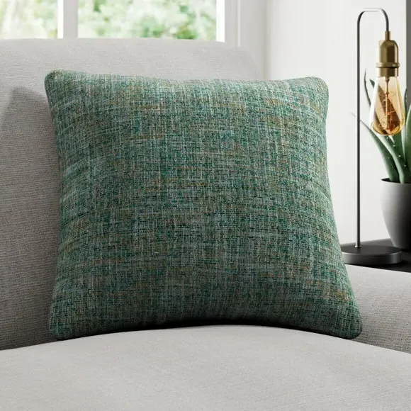 Textured Cushion Cover - Kingfisher, Recycled Fabric