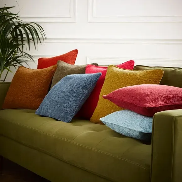 Textured Cushion Cover - Magenta, Chenille