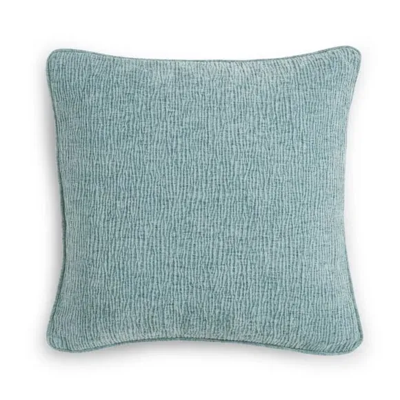 Textured Cushion Cover - Mineral Blue, Chenille
