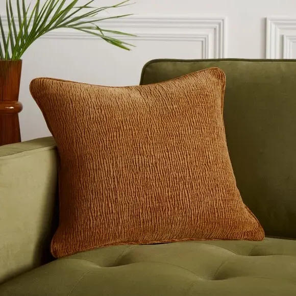 Textured Cushion Cover - Pecan, Chenille