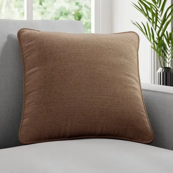 Textured Cushion Cover - Pecan, Recycled Polyester