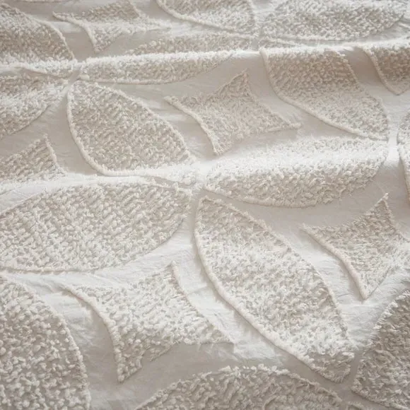 Textured Duvet Cover Set - Natural, Microfibre