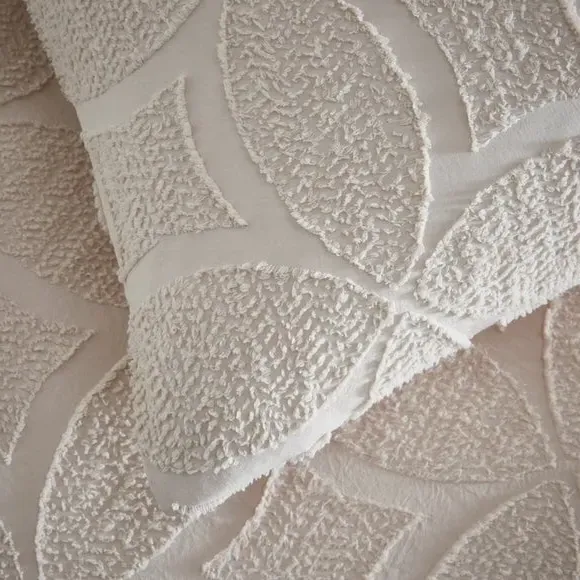 Textured Duvet Cover Set - Natural, Microfibre