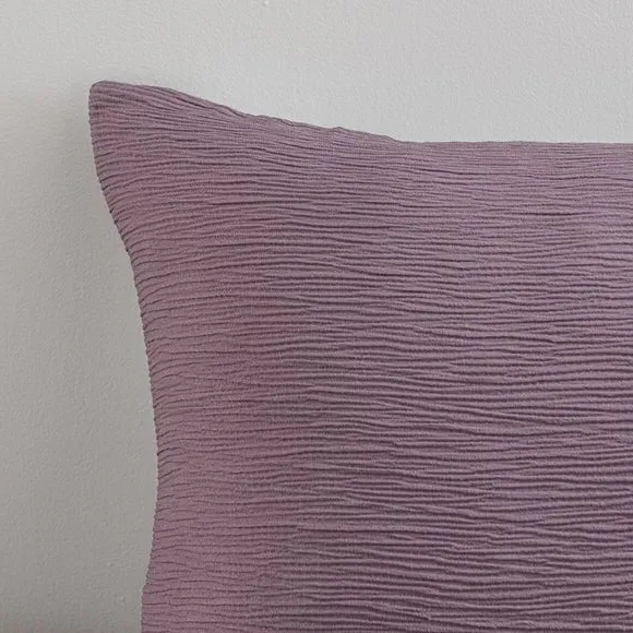 Textured Duvet Cover Set - Thistle, Polyester