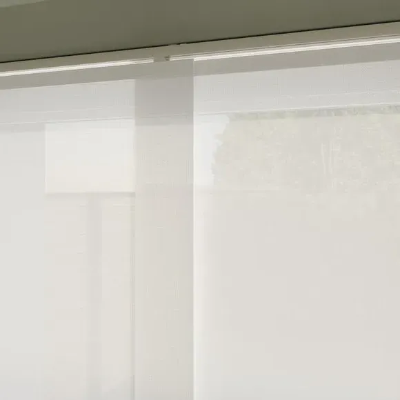 Textured Panel Blind - White