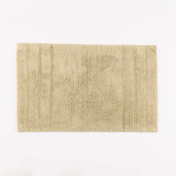 Textured Stripe Bath Mat - Dune, Cotton