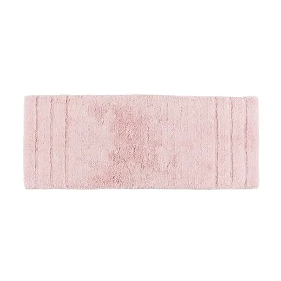 Textured Stripe Bath Runner - Blush, Cotton