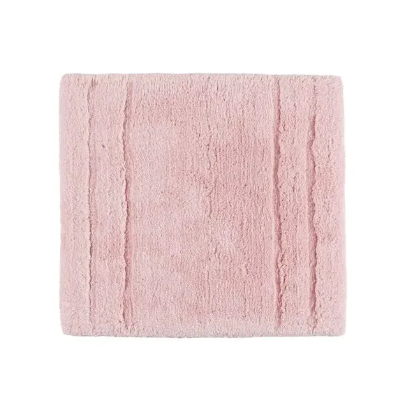 Textured Stripe Shower Mat - Blush, Cotton