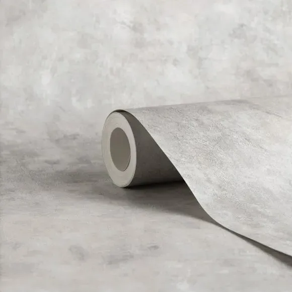 Textured Wallpaper Industrial Design - Grey