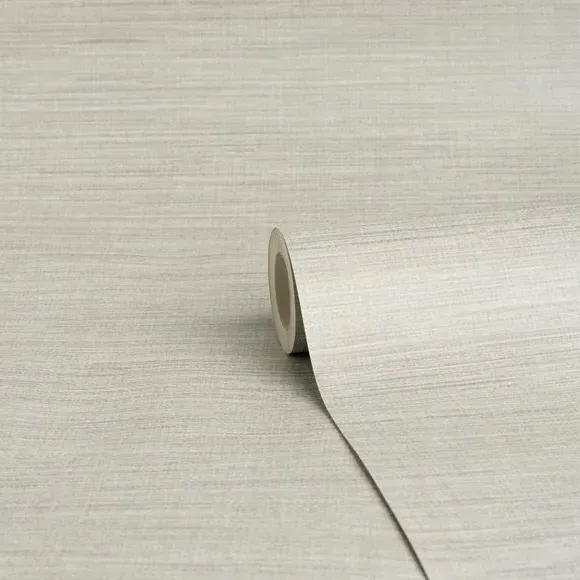 Textured Wallpaper with Fabric Effect - Natural