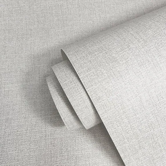 Textured Wallpaper with Matt Finish - Grey