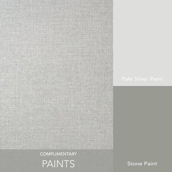 Textured Wallpaper with Matt Finish - Grey