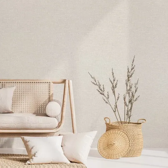 Textured Wallpaper with Matt Finish - Natural