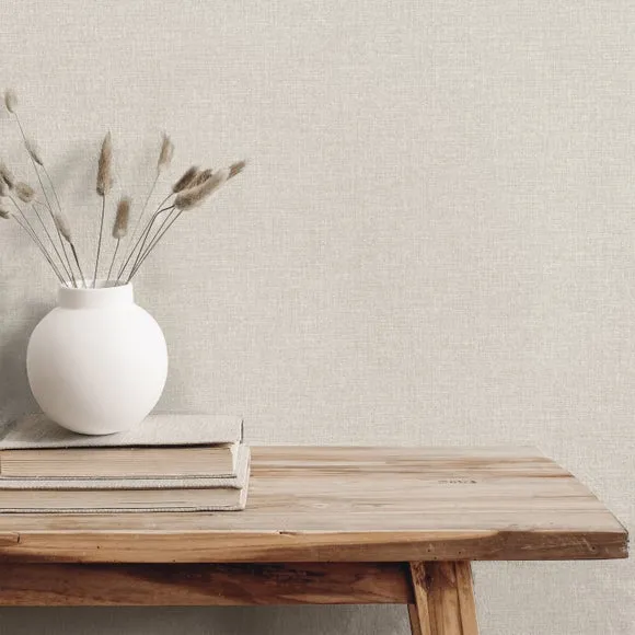 Textured Wallpaper with Matt Finish - Natural