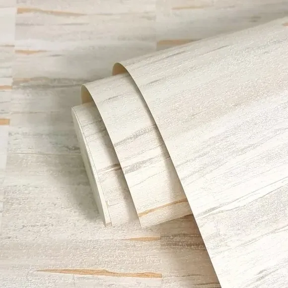 Textured Wallpaper with Metallic Finish - Natural