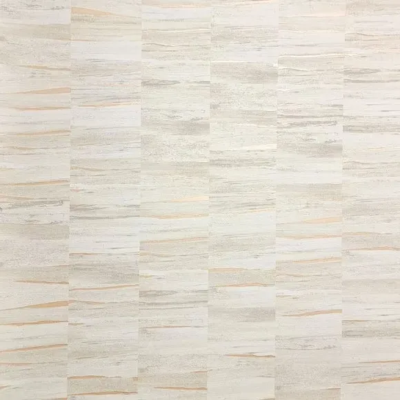 Textured Wallpaper with Metallic Finish - Natural