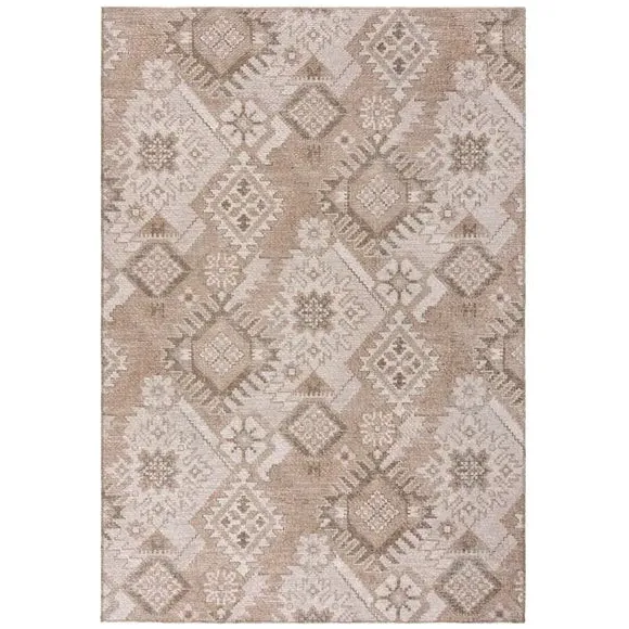 Textured Washable Rug - Multicoloured