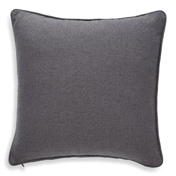 Textured Weave Cushion with Piped Edge - Emerald