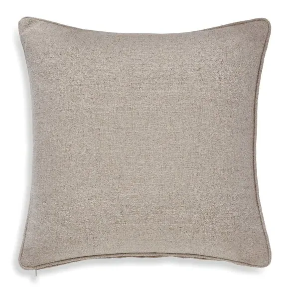 Textured Weave Cushion with Piped Edge - Natural