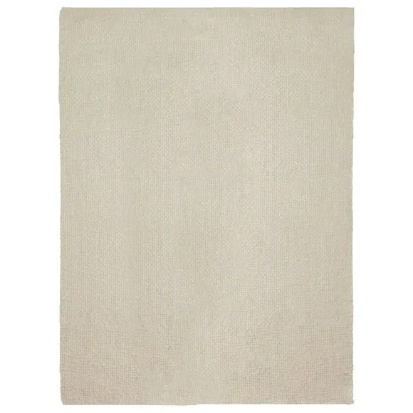 Textured Weave Rug - Ivory, Wool