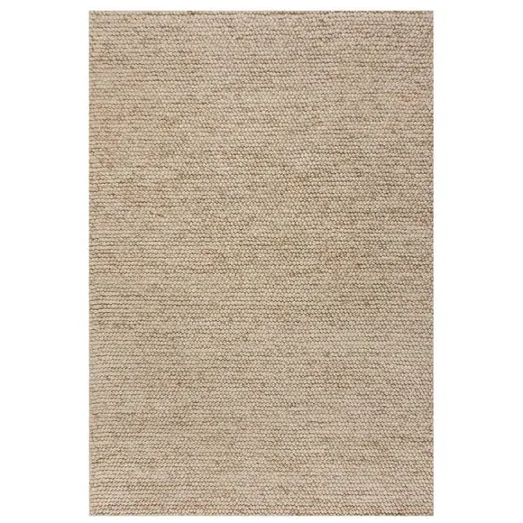 Textured Wool Rug - Natural