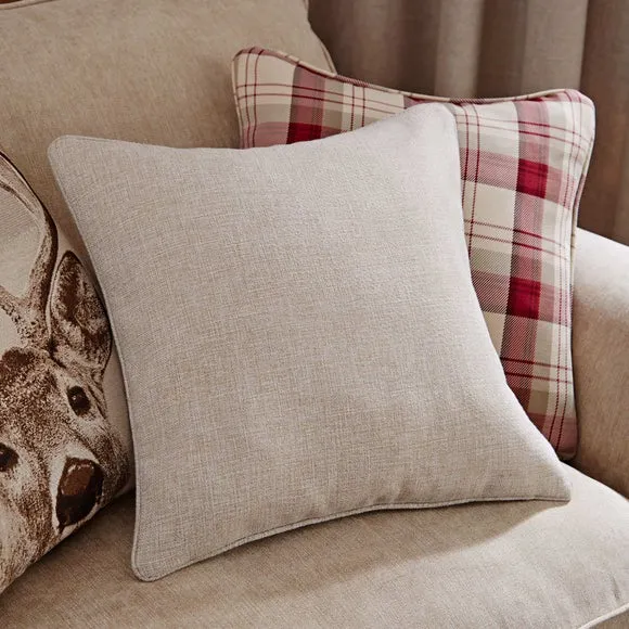 Thermal Eyelet Curtains - Natural, Matt Fabric