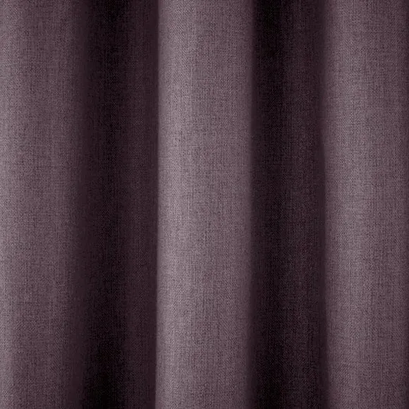 Thermal Eyelet Curtains - Thistle, Matt Fabric