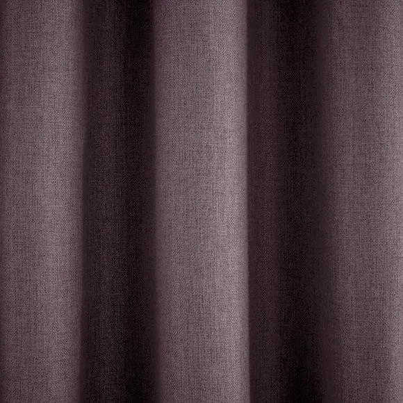 Thermal Eyelet Curtains - Thistle, Matt Fabric
