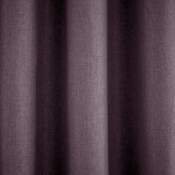 Thermal Eyelet Curtains - Thistle, Matt Fabric