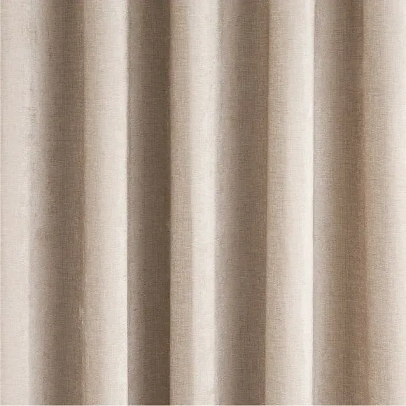 Thermal Eyelet Door Curtain - Cream, Chenille