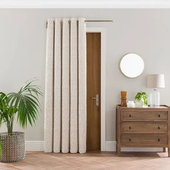 Thermal Eyelet Door Curtain - Natural, Chenille image