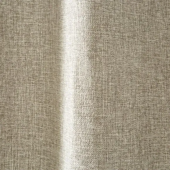 Thermal Eyelet Door Curtain - Natural, Fabric