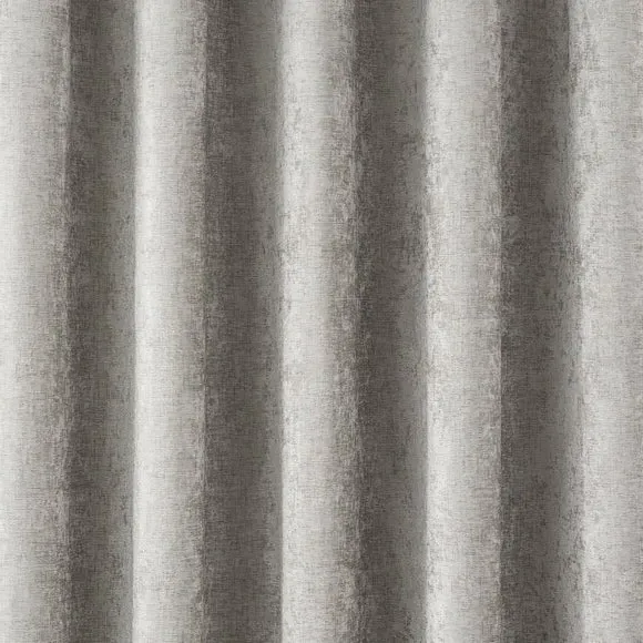 Thermal Eyelet Door Curtain - Silver, Chenille