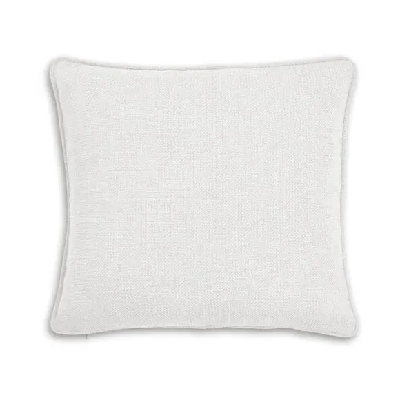 Thermal Lined Cushion - White, Chenille