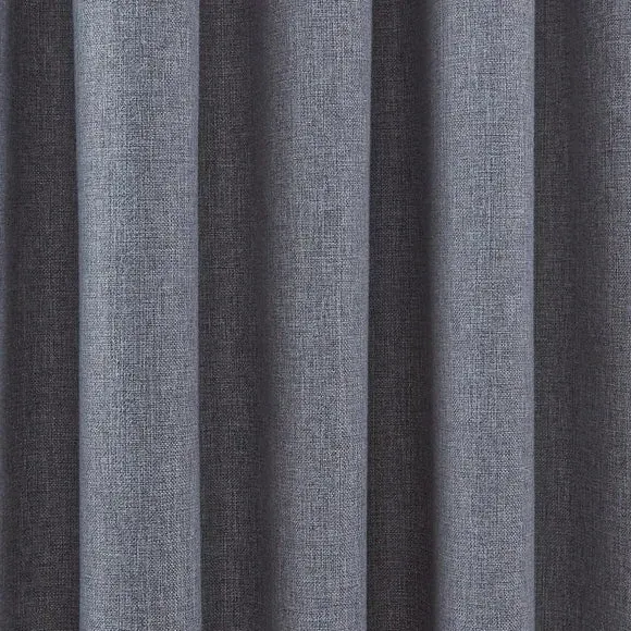 Thermal Pencil Pleat Curtains - Grey, Fabric