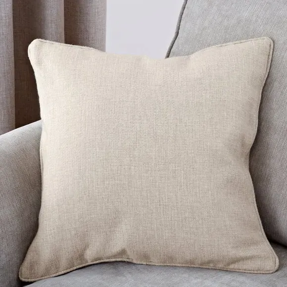 Thermal Pencil Pleat Curtains - Natural, Fabric