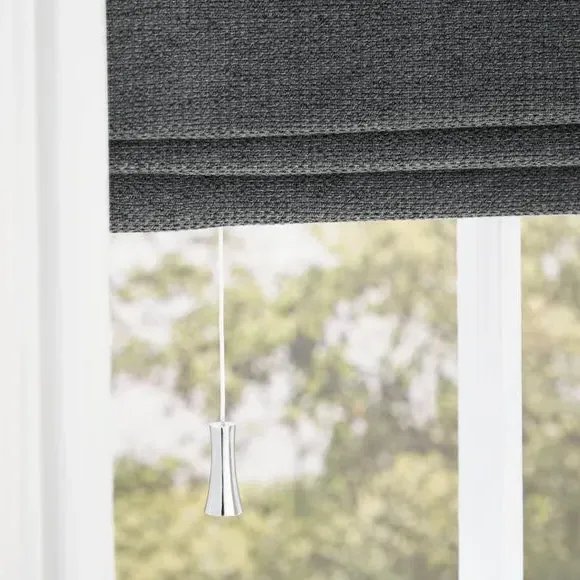 Thermal Roman Blind - Charcoal