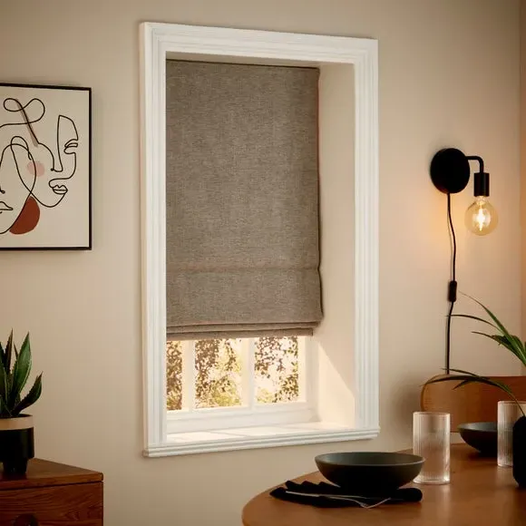 Thermal Roman Blind - Grey