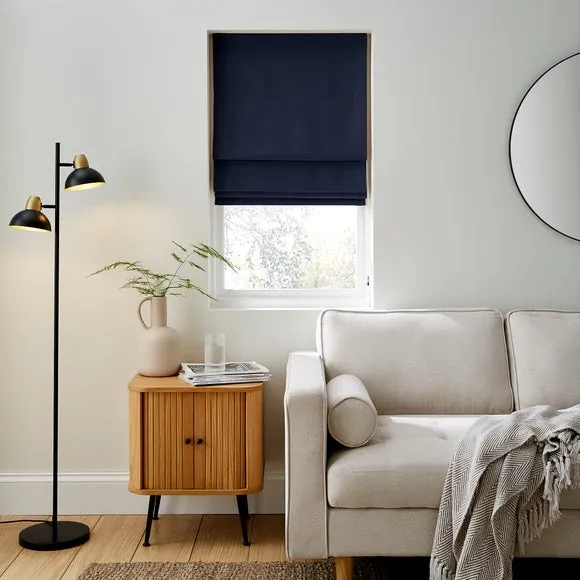 Thermal Roman Blind - Navy