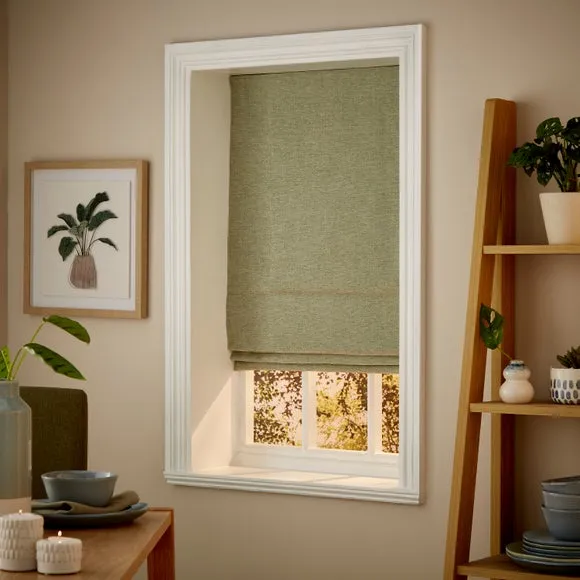Thermal Roman Blind - Sage