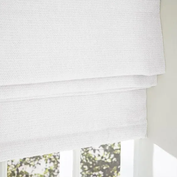 Thermal Roman Blind - White