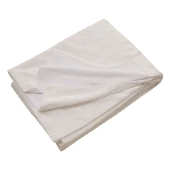 Throw Blanket with Microfibre Reverse - White image