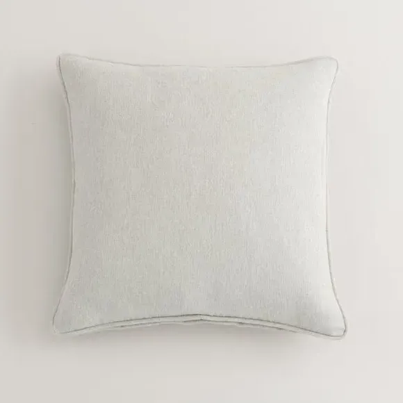 Throw Cushion with Self-Piping - Dove