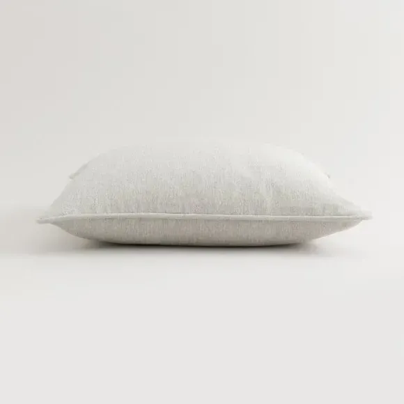 Throw Cushion with Self-Piping - Dove