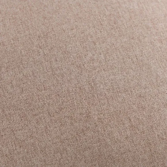 Throw Cushion with Self-Piping - Mocha