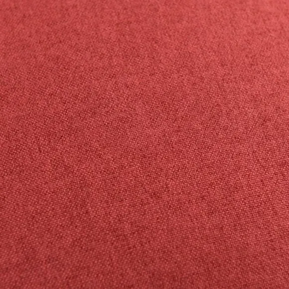 Throw Cushion with Self-Piping - Orange Umber