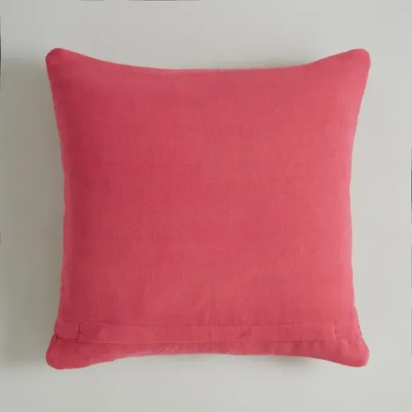 Tiger Cushion with Zip - Fuchsia, Chenille