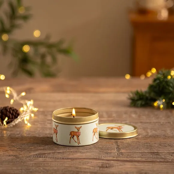 Tin Candle with Lid - Multicolor, Wax image