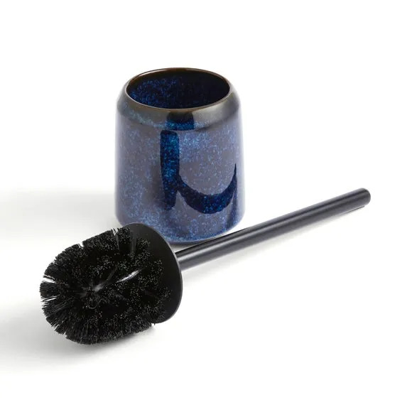 Toilet Brush with Handle - Blue